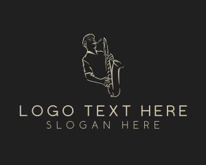 Saxophone Instrument Musician Logo