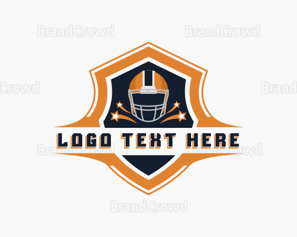 Football Sports Helmet Logo