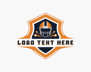 Football - Football Sports Helmet logo design