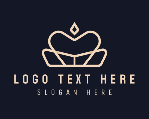 Elegant - Premium Crown Jewelry logo design