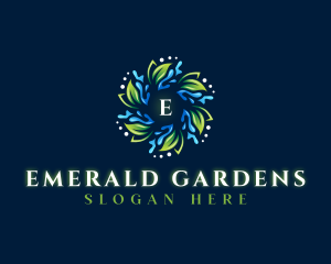 Water Leaf Gardening logo design