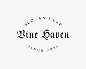 Medieval Winery Business logo design