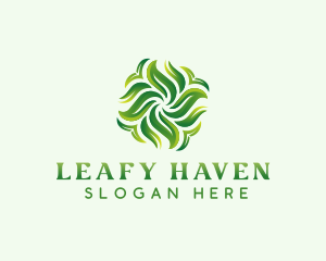 Sustainable Garden Leaves logo design