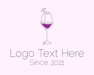 Beach Club - Wine Cocktail Bar logo design