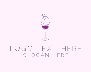 Party - Wine Cocktail Bar logo design