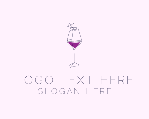 Bar - Wine Cocktail Bar logo design