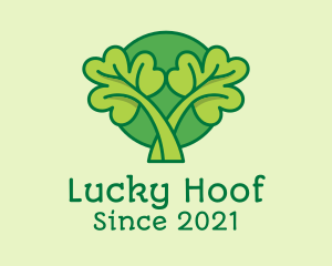 Lucky Irish Clover  logo design