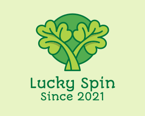 Lucky Irish Clover  logo design