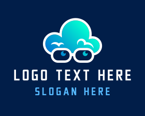 Vision - Web Geek Cloud logo design