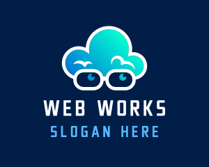 Web - Web Geek Cloud logo design