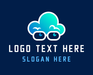 Cloud Computing - Web Geek Cloud logo design
