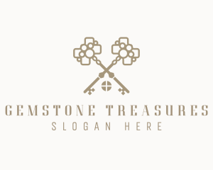 House Key Realtor Home logo design