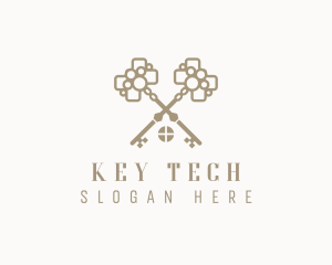 Key - House Key Realtor Home logo design