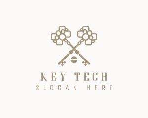 House Key Realtor Home logo design