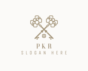 House Key Realtor Home logo design