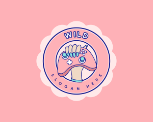 Cute - Female Game Controller logo design