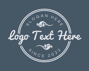Badge - Business Round Script logo design