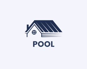 Resort - Residential House Roof logo design
