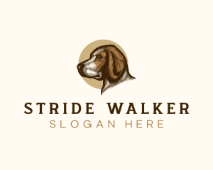 Pet Retriever Portrait logo design