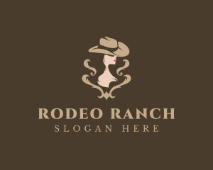 Western Cowgirl Ranch  logo design