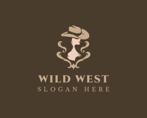 Western Cowgirl Ranch  logo design