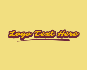 Cursive - Retro Business Wordrmak logo design