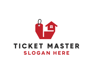 Ticket - Ticket House Property logo design