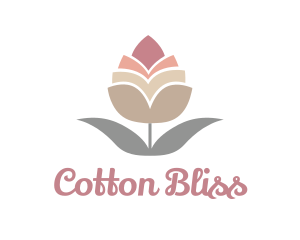 Cotton - Flower Spa Cosmetics logo design