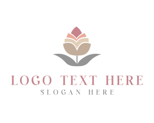 Flower Spa Cosmetics  logo design