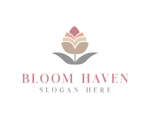 Flower Spa Cosmetics  logo design