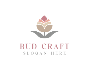 Bud - Flower Spa Cosmetics logo design