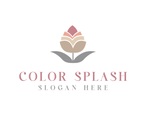 Flower Spa Cosmetics  logo design