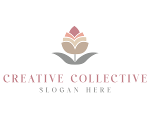 Flower Spa Cosmetics  logo design