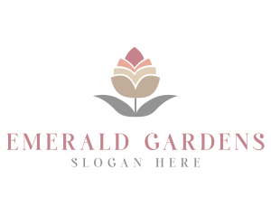 Flower Spa Cosmetics  logo design