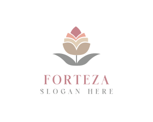 Flower Spa Cosmetics  logo design