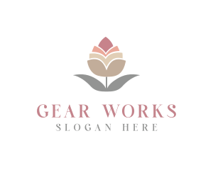 Flower Spa Cosmetics  logo design