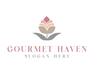 Flower Spa Cosmetics  logo design