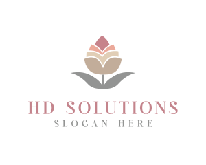 Flower Spa Cosmetics  logo design