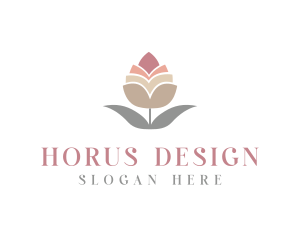 Flower Spa Cosmetics  logo design