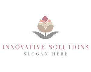 Flower Spa Cosmetics  logo design