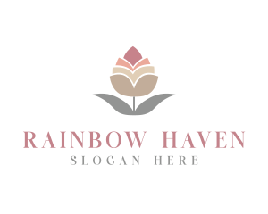 Flower Spa Cosmetics  logo design