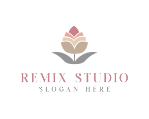 Flower Spa Cosmetics  logo design