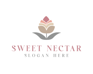 Flower Spa Cosmetics  logo design