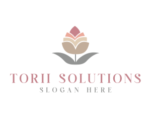 Flower Spa Cosmetics  logo design