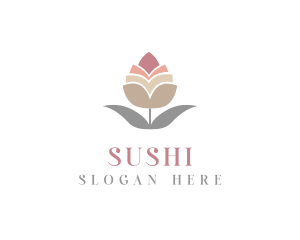 Flower Spa Cosmetics  logo design