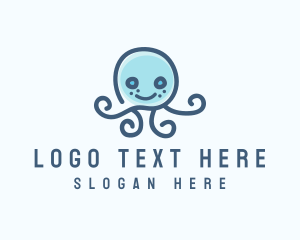 Aquarium - Happy Aquatic Jellyfish logo design