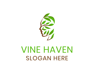 Human Head Vines logo design