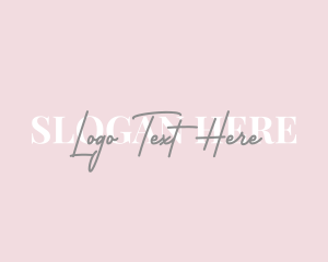 Overlap - Feminine Script Business logo design