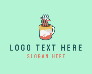 Hot - Hot Mug Clouds logo design