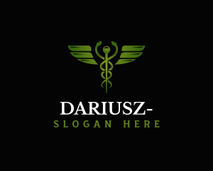 Nursing - Medical Caduceus Staff logo design